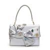 Exquisite Bow Tie Top Handle Party Box Clutch Fashion Purses And Handbags For Women Designer Evening Bag Chain Shoulder Bag
