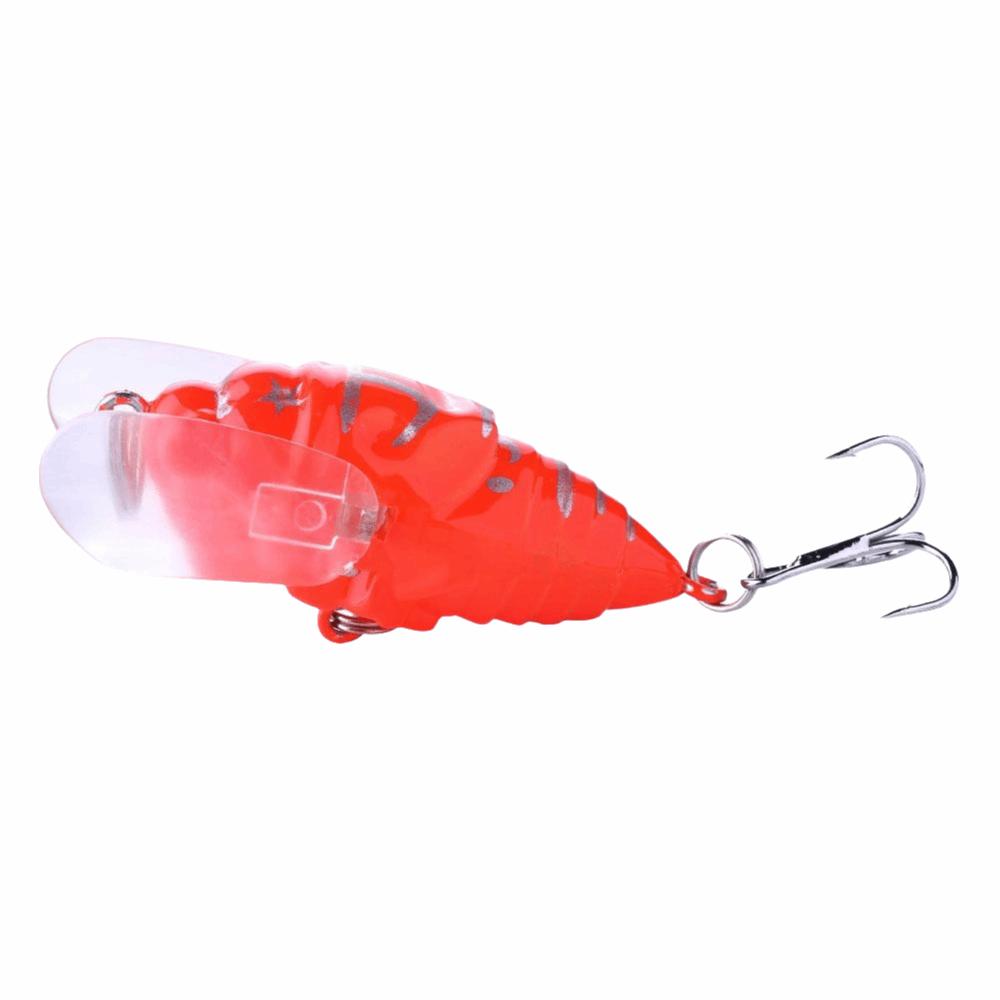 5PCS Floating Topwater Fishing Lures 4cm 6g Artificial Fishing Bait Popper Hard Lure Saltwater