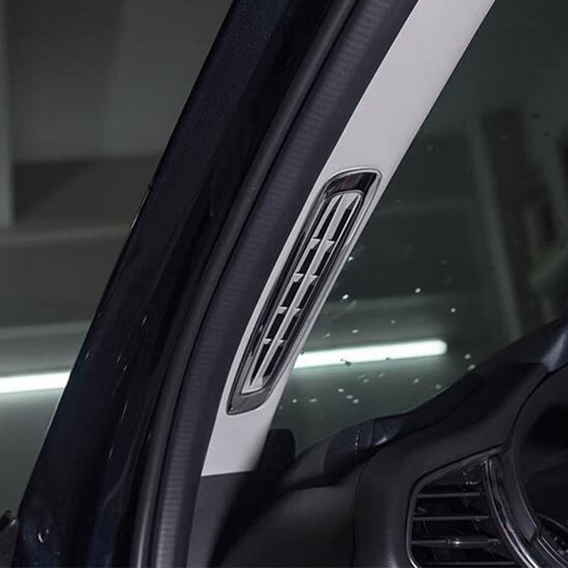 Car Sticker Styling Garnish Cover Frame Lamp Trim Front Air Condition Outlet Vent 2PCs For Mazda CX-30 CX30