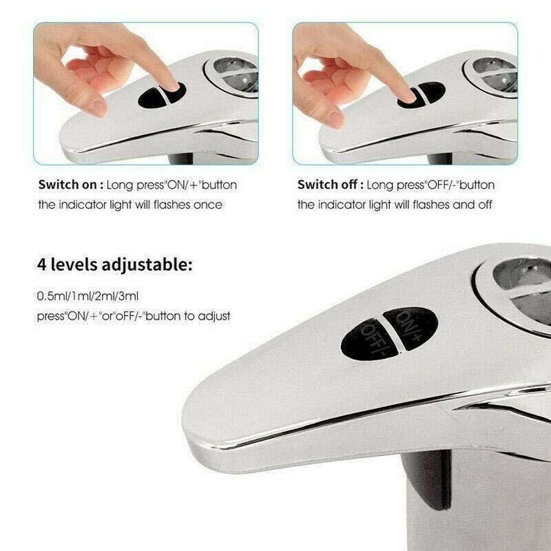 Stainless Steel Household Office  Handsfree Automatic IR Sensor Touchless Soap Liquid Dispenser