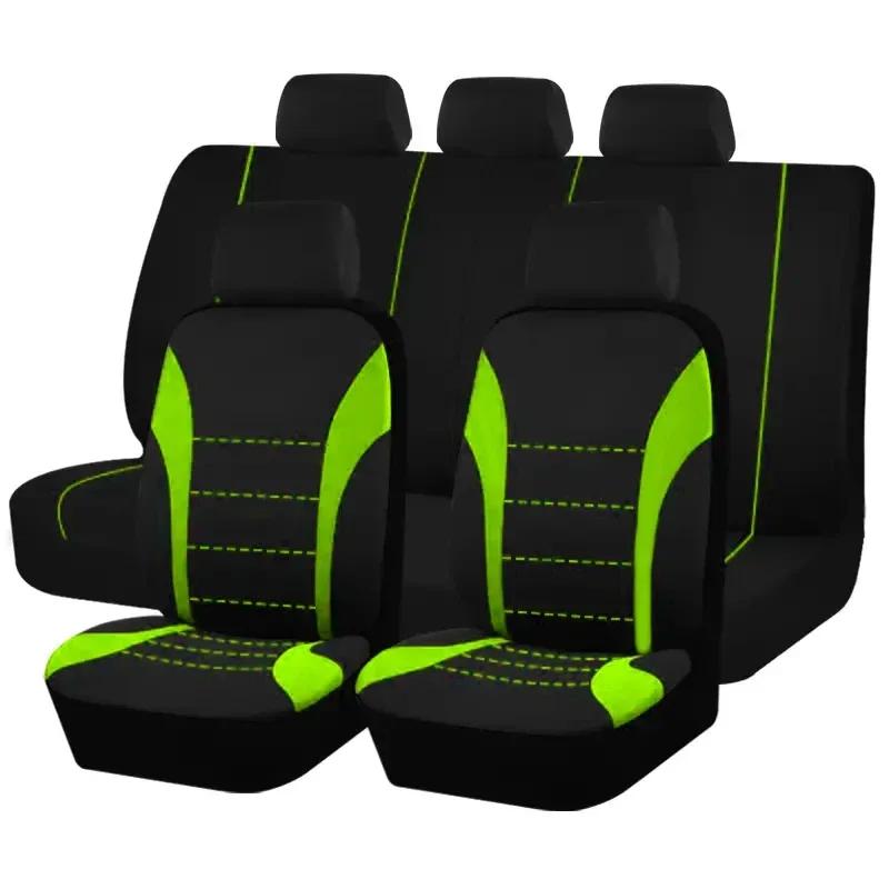 Four Season Universal Car  Front/Rear Seat Cover Polyester Fabric Protect Seat Covers Safe Truck Van SUV Seat Protecto Accessory