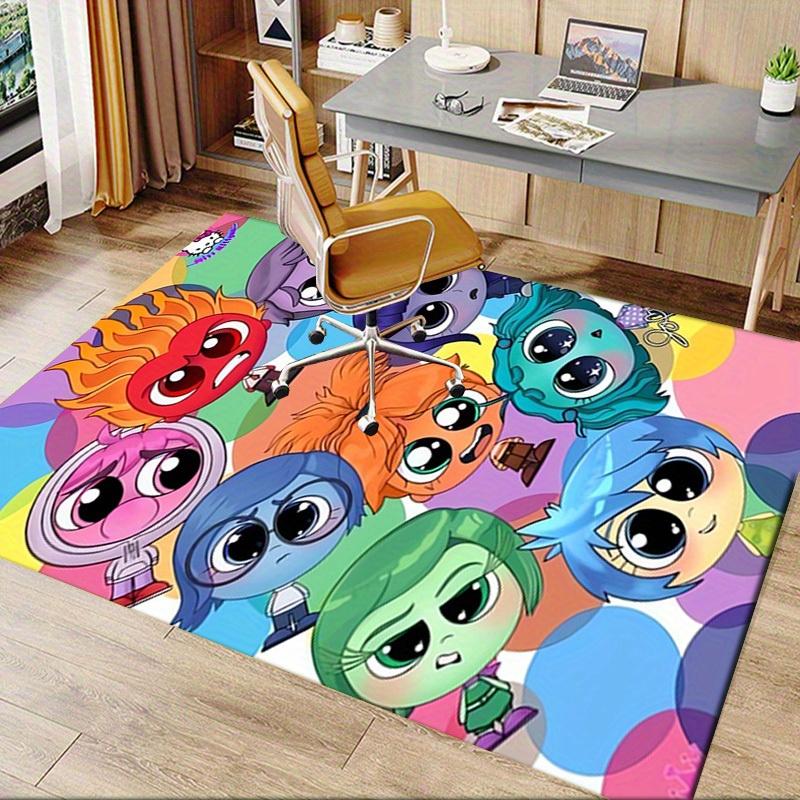 1pcOffice Carpet, Desk Under Mat, Gift for Home Decor, Cute Cartoon Characters Rug, Vibrant Colors, Soft and Comfortable Flooring Solution