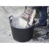 Rubi Tiling Tools N. 3 Flextub Plastic Tub Black 40 Litre