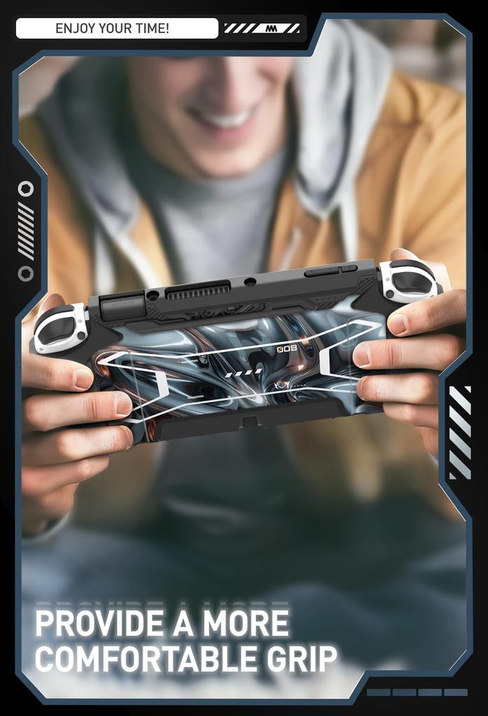 Чехол Mumba Nintendo Switch OLED 2021, органическая модель EL, защитный чехол TPU Grip, совместим с Nintendo Switch OLED и контроллером