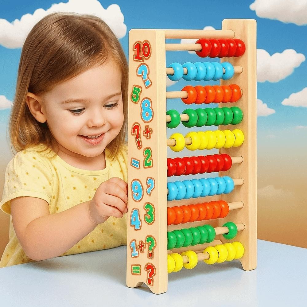 Montessori Toy Learning Mathematics Tool Wooden Children's Educational Toys  3-6 Year Olds