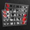 4x Car-Styling Accessories Car Door Handle Stickers Decals Automobiles For MINI Cooper JCW WORKS R55 R56 F55 F56 R57 R58 R59 R60 gqtsu22