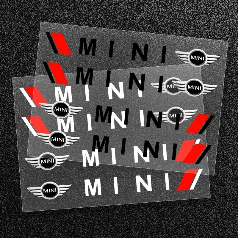 4x Car-Styling Accessories Car Door Handle Stickers Decals Automobiles For MINI Cooper JCW WORKS R55 R56 F55 F56 R57 R58 R59 R60 gqtsu22