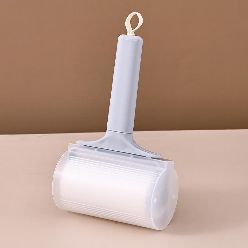 Roller Pet Hair Adhering Device