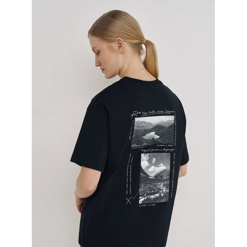 Western Style New Fashion Casual Loose Print round Neck Short sleeve T-shirt Top Printed T-shirt Top