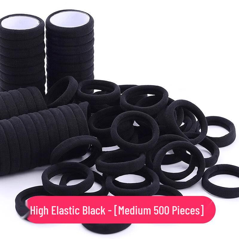 Высокоэластичные прочные резинки для волос (500 Количество)