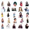 50 Sheets (G)I-DLE Trendy Waterproof Travel Suitcase & Notebook Decorative Stickers