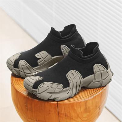 Heren Schoenen Ademende Heren Sneakers Comfortabele Tenis Buiten Slip-on Wandelsneakers Sok Jogging Schoenen Maat 45