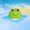 Lovely Cartoon LED Frogs Baby Bath Toy with Automatic Water Sprayer And Dynamic Light Great For Toddler Water Playing