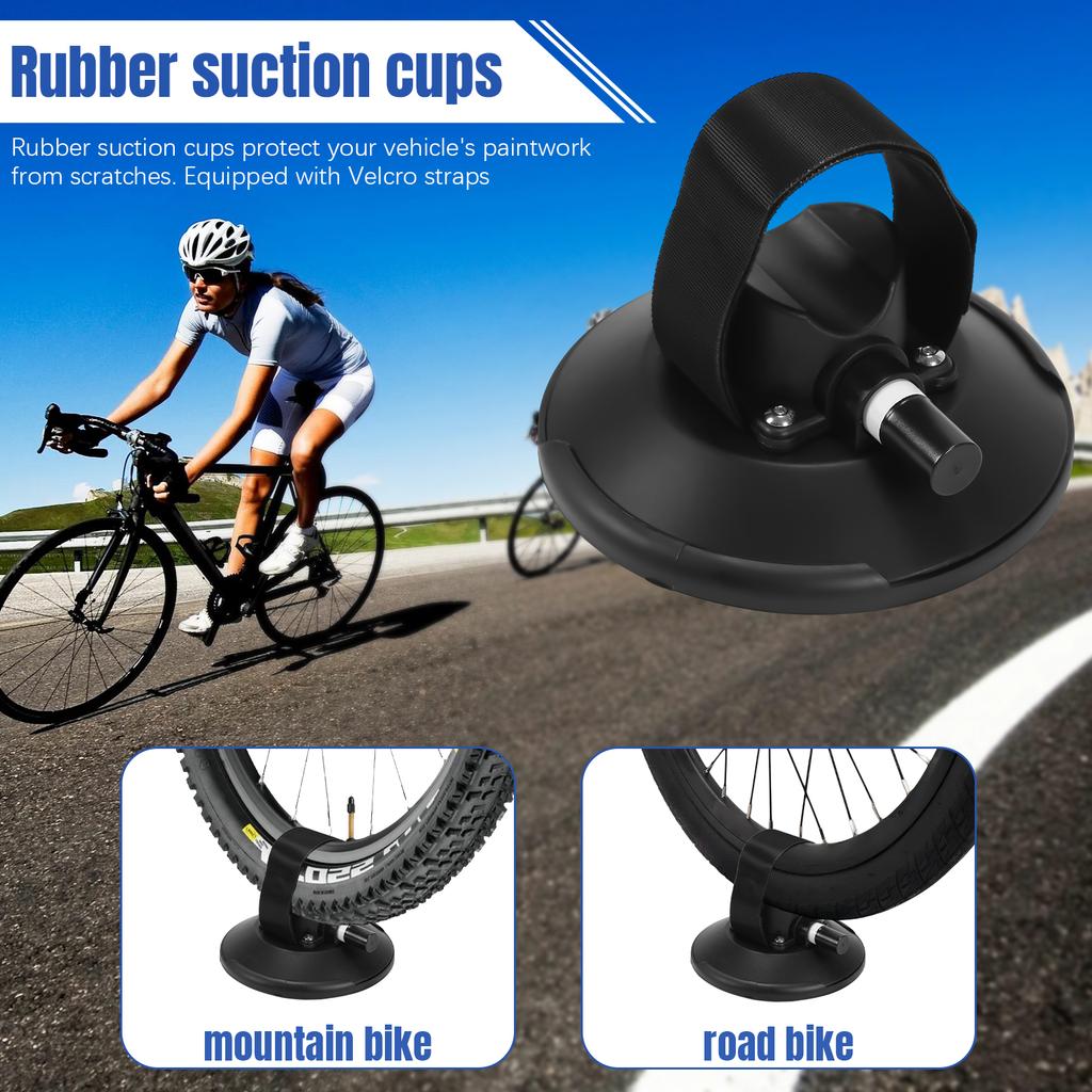 Bike Rack Vacuum Suction Roof-Top Bike Car Racks Quick Install Bicycle Roof Sucker For Car MTB Road Bike Accessories