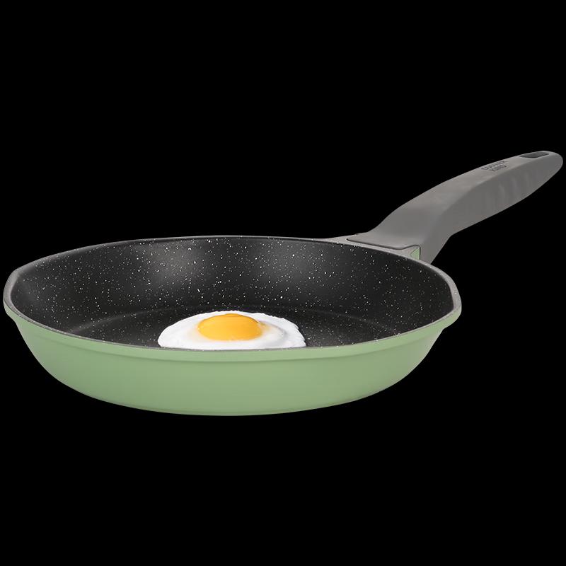 

COOKER KING Bamboo Green Stone Small V Non-stick Frying Pan 24CM (Pack of 2)