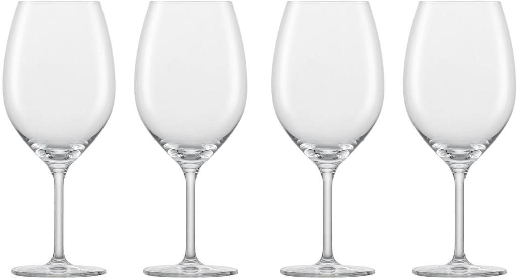 ZWIESEL GLAS Break-Resistant Wine Glasses for You, for Red Wine (Bordeaux), 4-Piece Machine-Made Glass (l121869)
