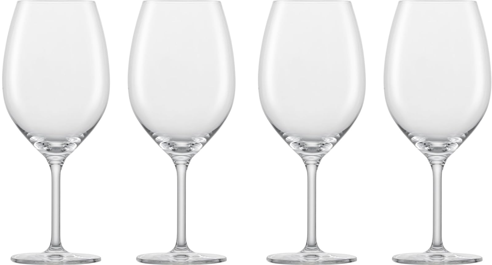 

ZWIESEL GLAS Break-Resistant Wine Glasses for You, for Red Wine (Bordeaux), 4-Piece Machine-Made Glass (l121869)