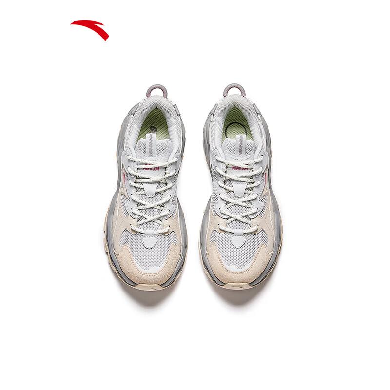 ANTA Star Trace Women's Retro Colorblock Casual Sneakers
