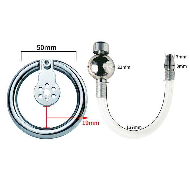 Men's Chastity Lock Metal Cb Lock Penis Cage Adult Toys Cockring Cuckold Femdom  Slave Chastity Belt Sissy Stainless Steel