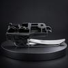 Clip-Mount Interior Door Handle Assembly 6920602380C0 for 2020-2024 Hiace with Silver Lever and Textured Black ABS Housing Frame