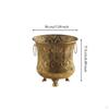 Lace Iron Flower Pot Antique Finish Planter Hollow Vintage