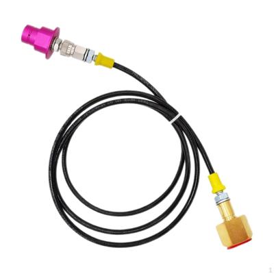 Adaptateur de CO2 pour tuyau de remplissage de cylindre, accessoires 1,5 m, connecteur CO2, haute pression