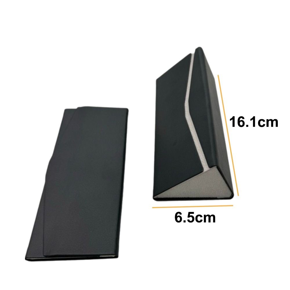Foldable Sunglasses Storage Bag PU Leather Glasses Pouch Glasses Box  Eyewear Accessories