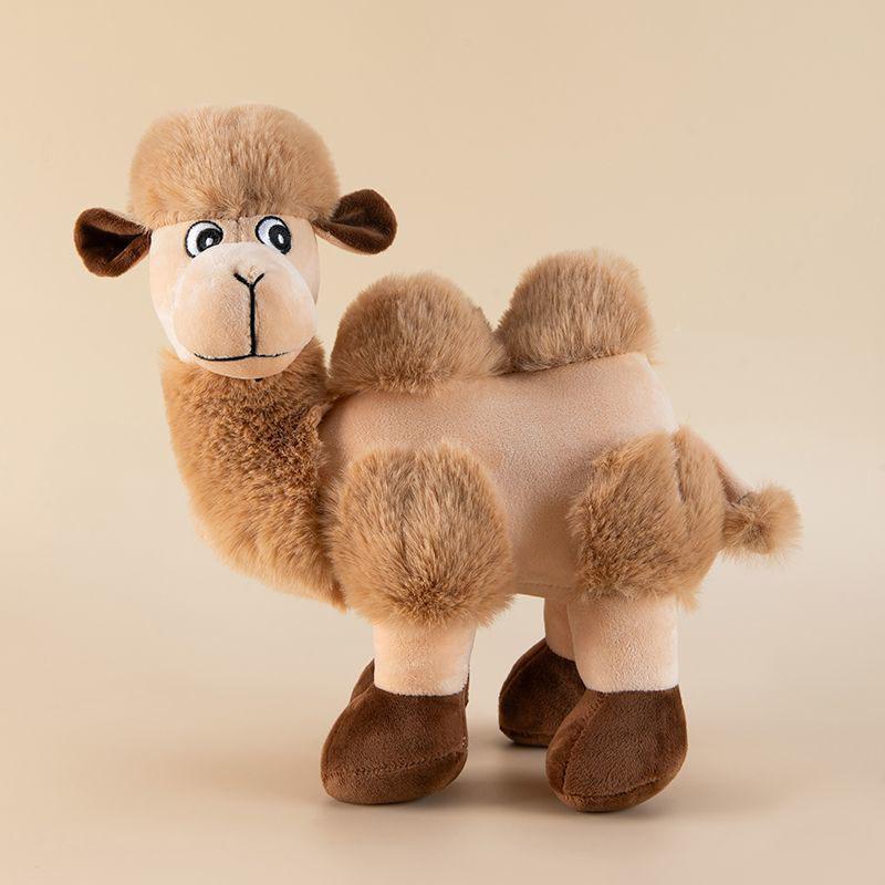 Süßes Kamel Plüschtier Weiches Kuscheltier Puppe Flauschiges Kissen für Kinder Erwachsene Schlafzimmer Dekoration Kreatives Geburtstags-Weihnachtsgeschenk