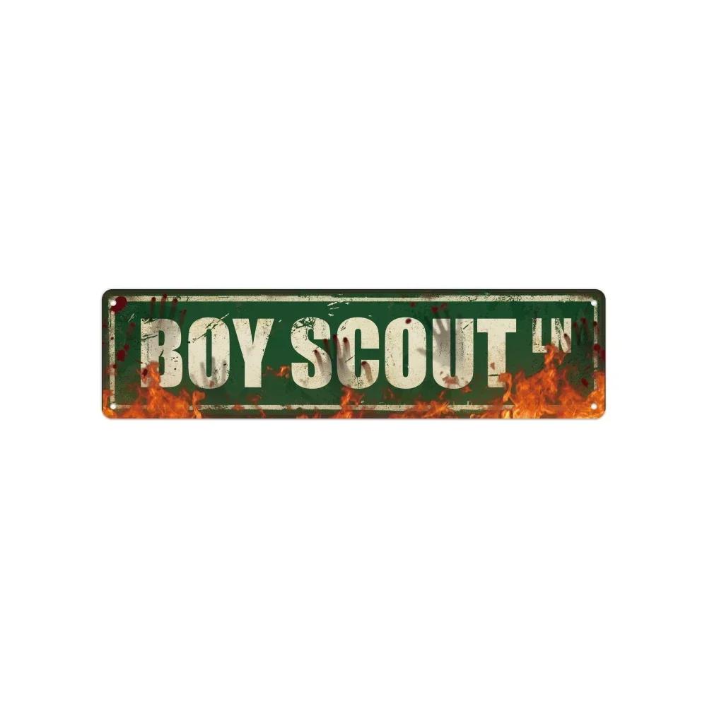 Vintage Horror Movie Road Metal Sign Perfect Wall Art for Home, Restaurant, Bar, Cafe, Garage Water-Proof And Dust-Proof