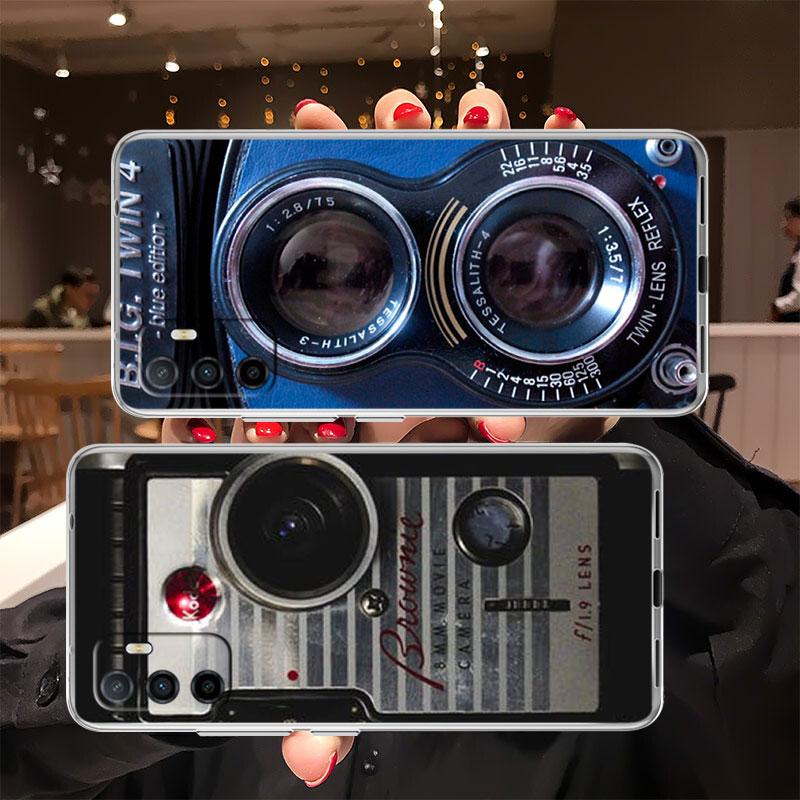 IK73 Vintage Camera Phone Case for Motorola Moto G10 G20 G30 G31 G32 G34 G35 G41 G42 G50 G51 G52 G55 G60 G60S G62 G71 G72 G75