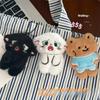 2/3 Pcs Cute Kitten Cat Plush Doll Toy Keychain Pendant Bag Hanging Ornament Backpack Charm Keyring Girl Birthday Christmas Gift