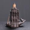 Handheld Skull Reflux Incense Burner Halloween Ghost Ornament Retractable Sandalwood Design Unique Home Decor Gift Idea
