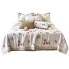 LENGARY Lyocell Floral Print Summer Quilt Set