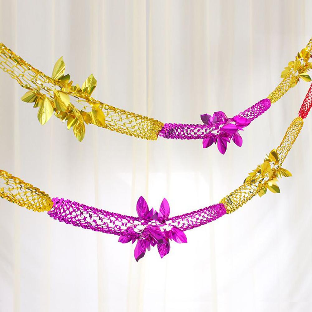 2.5M Foil Garland 4PCS/set Ceiling Christmas Decor Hanging Decor
