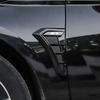 Pour BMW X1 Accessoires de voiture Noir Carbone Garde-boue de voiture Évents latéraux Prise d'air Grille Autocollant Couvercle