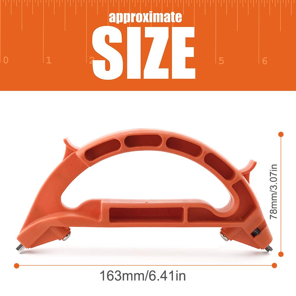 Outdoor Tragbarer Hand-Messerschärfer 3-in-1 Multifunktionales Schärfwerkzeug Scheren Landwirtschaftliche Scheren Axtköpfe