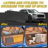 Retractable Rear Trunk Cargo Cover Double Curtain Tail Box Storage Panel For Honda CRV 2023-2025