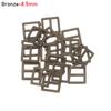 20/40Pcs Tiny Tri-glide Belt Buckle for DIY Doll Clothes Bags Mini Buckles Buttons Diy Doll Shoes Clothing Accessories 6/7/8.5mm