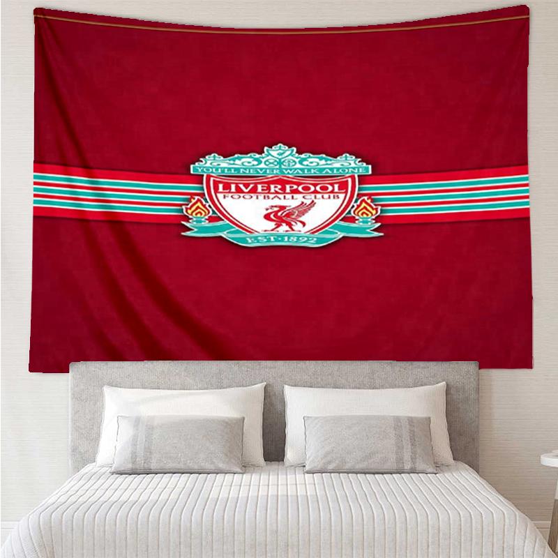 Liverpool Football Club Print Wandkleed, Achtergrond, Eenvoudige Installatie, Ideaal voor Slaapkamer, Kantoor & Woonkamer, met Esthetische Wanddecoratie.