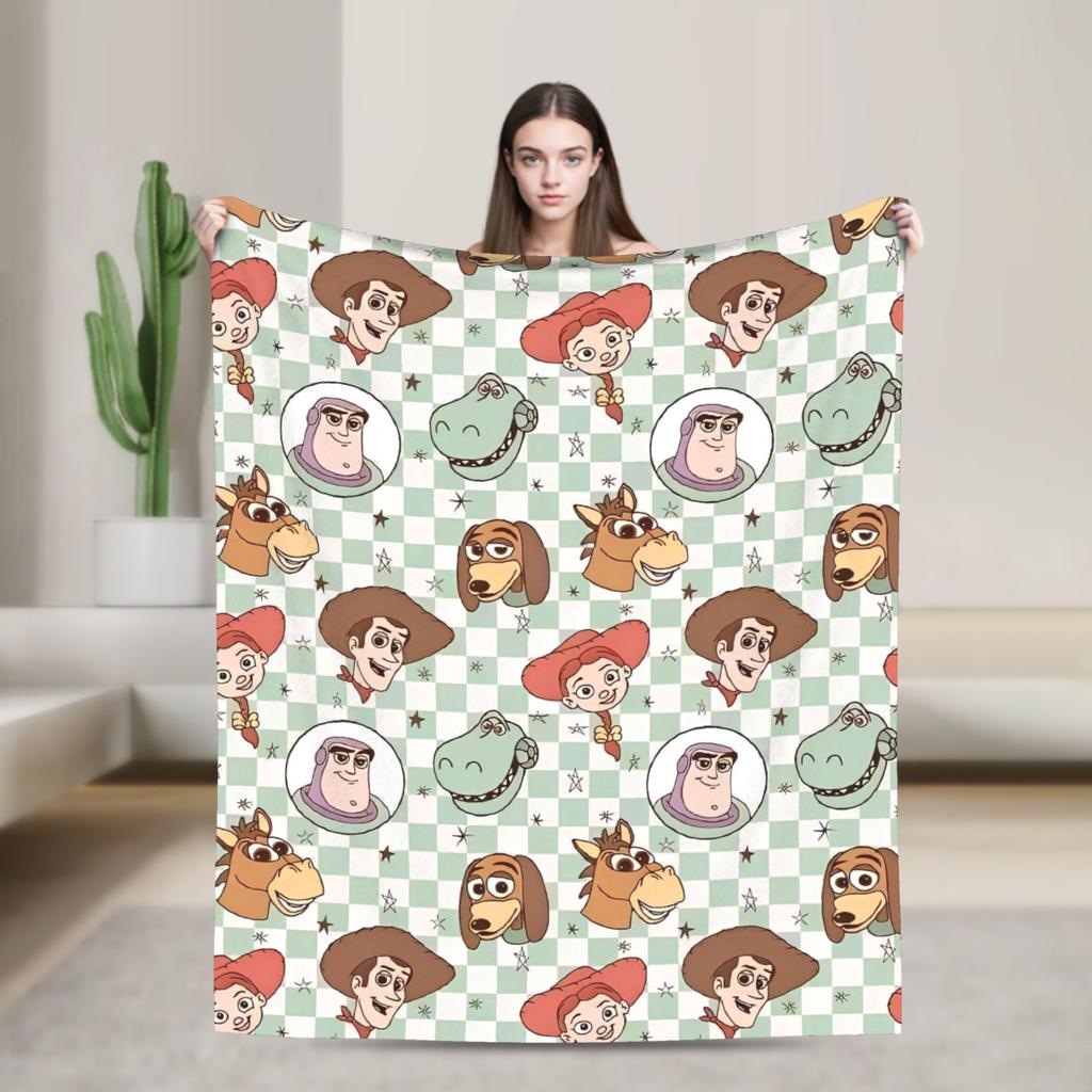 Super Soft BlanketsStudents Travel Toys Storys Throw Blanket Flannel Bedspread For Bedroom Novelty Sofa Bed Cover