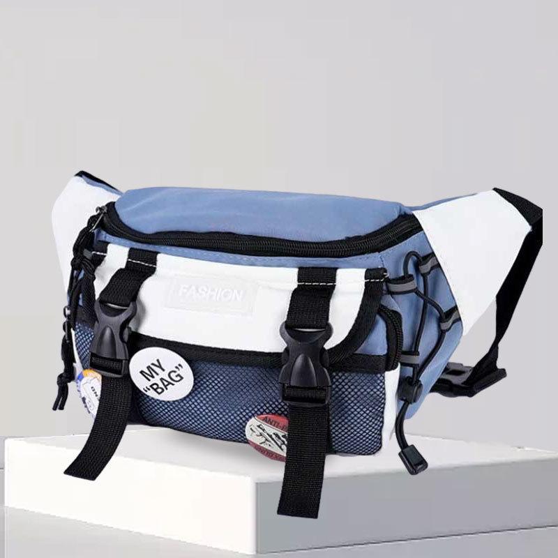 Herren Brusttasche im Streetstyle aus strapazierfähigem Nylonmaterial für den täglichen Gebrauch