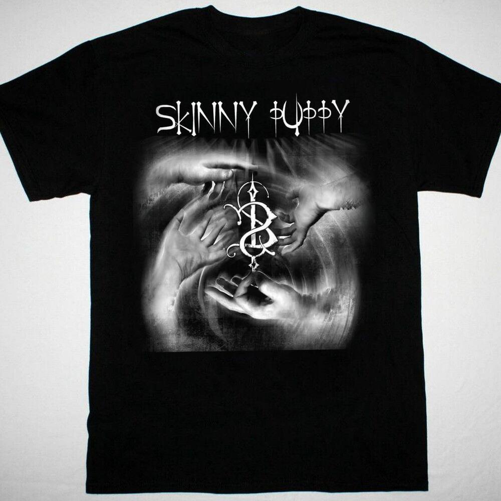 Seltenes Skinny Puppy Baumwoll Schwarz Unisex T-Shirt BE144