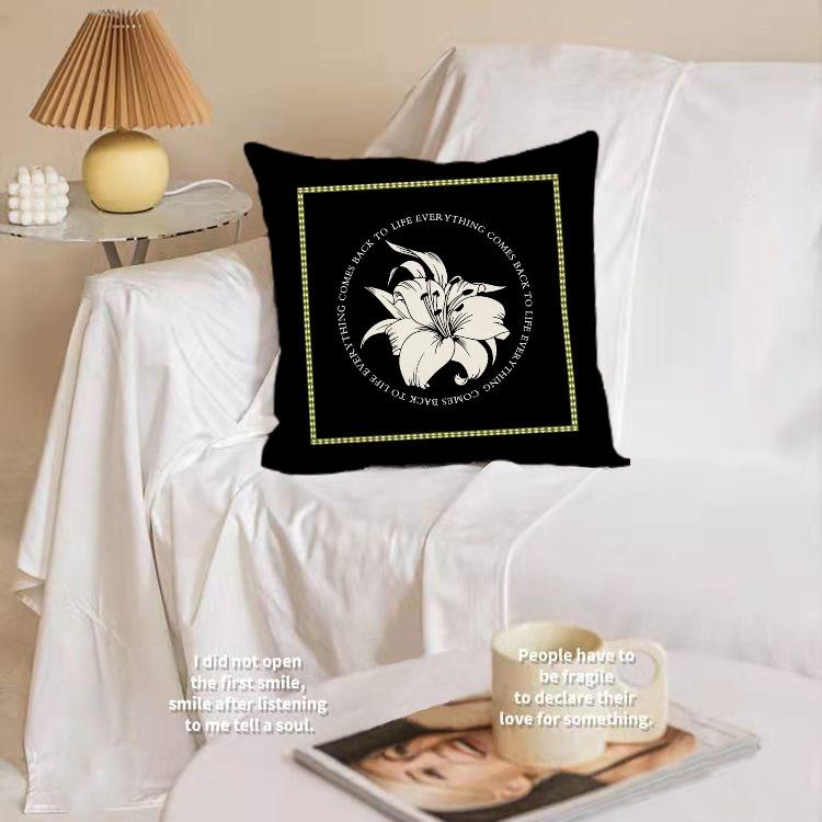 American Retro Art Pillow Case Living Room Sofa Bedroom Backrest Cushion Geometric Art Pillow Home Decoration
