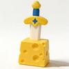 Brinquedo Fidget de Arma Magnética com Base de Queijo Alívio do Estresse Brinquedo de Descompressão Gadget Fidget Sensorial para Adultos Crianças