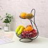 Decorative Fruit Basket Stand Metal Wire Bread Holder Rack Storage Kitchen