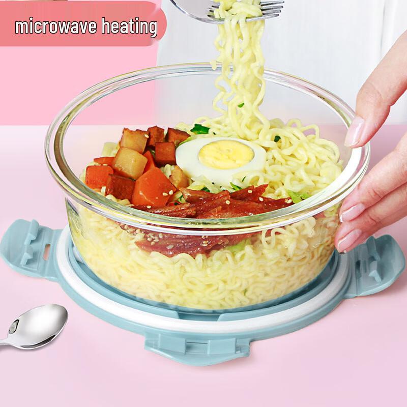 DEMAS Heat-Resistant Glass Food Storage Container
