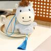 Plush Horse Cute Pendant With Tassel Decoration And Embroidery Design For Daily