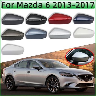 For Mazda 6 Atenza 2013 2014 2015 2016 2017 Car External Rearview Mirror Cover Cap OutSide Door Mirror Housing Shell Painted