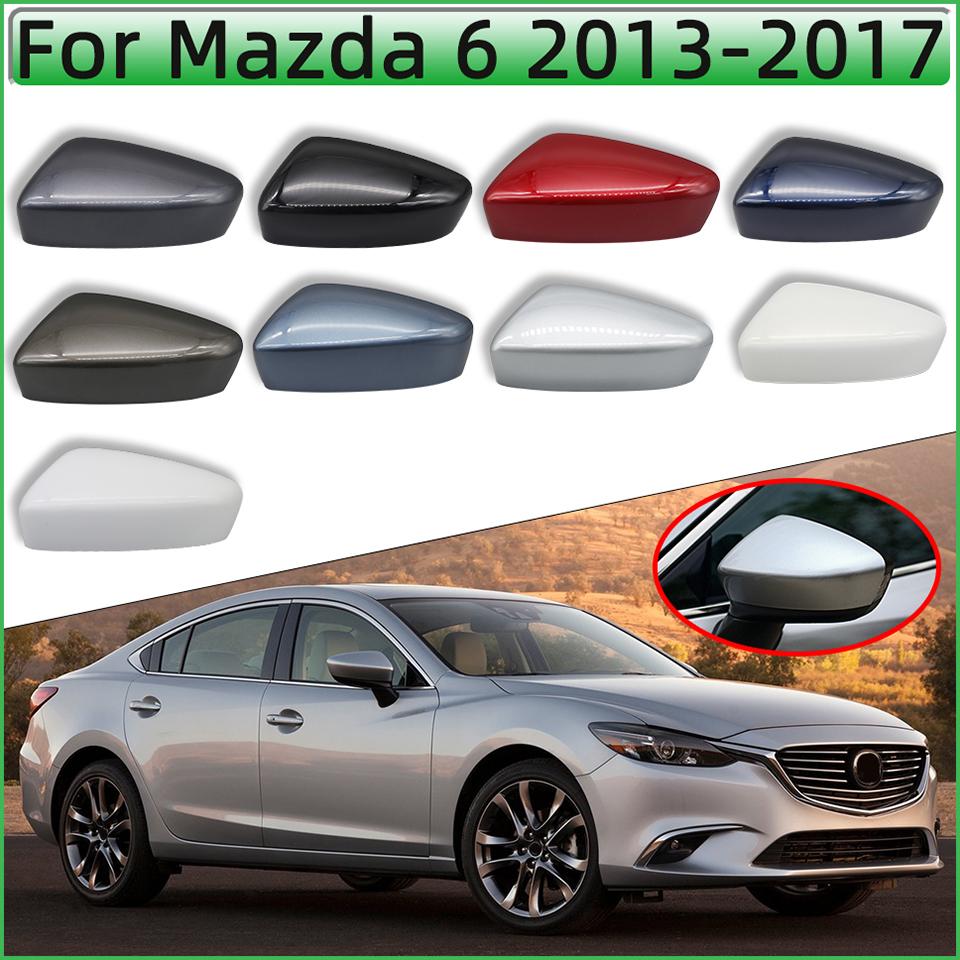 BDQ1 For Mazda 6 Atenza 2013 2014 2015 2016 2017 Car External Rearview Mirror Cover Cap OutSide Door Mirror Housing Shell Painted