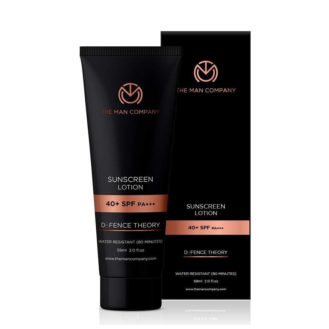 @ The Man Company Water Lotion Spf 40 SPF For Men  59ml Y993 UKR1405_60%OFF